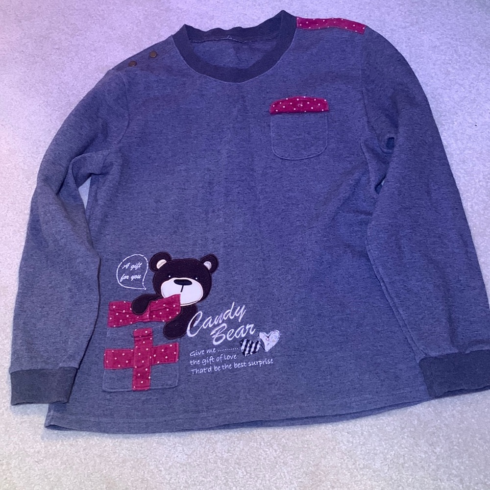 candy bear sweater